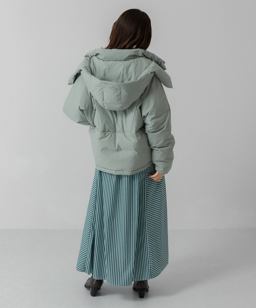 KBF(ケイビーエフ)の「ストライプシャツワンピース(ワンピース・レディース・ブラック/ブラウン/グリーン系その他・ONE)」の5枚目の写真