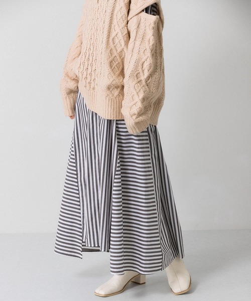 KBF(ケイビーエフ)の「ストライプシャツワンピース(ワンピース・レディース・ブラック/ブラウン/グリーン系その他・ONE)」の17枚目の写真