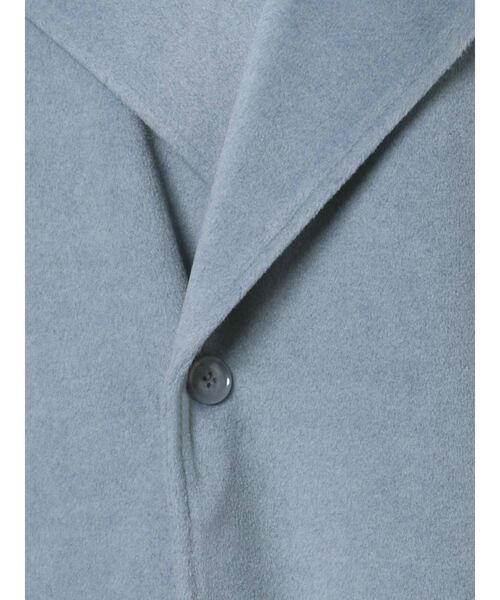 EMODA(エモダ)の「ワイドカラーロングコート(チェスターコート・レディース・アイボリー/イエロー/ライム/ライトブルー・FREE)」の11枚目の写真