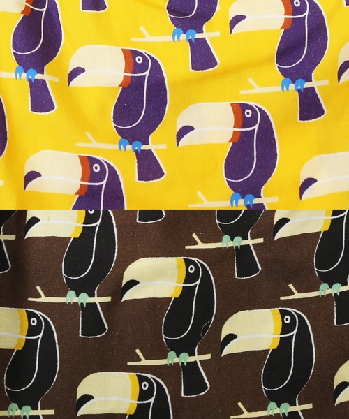 DILASH（ディラッシュ）の「オオハシ柄ハーフパンツ（その他パンツ・キッズ・マスタード/ブラウン・90/140/110/100/120/80/130）」の5枚目の写真