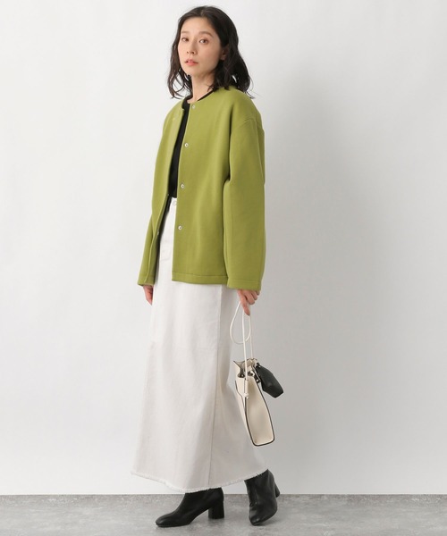 LEPSIM（レプシィム）の「12ゲージリブグルーニットプルオーバー　237851（ニット/セーター・レディース・ブラック/グレイッシュベージュ/パープル・LARGE/MEDIUM）」の4枚目の写真