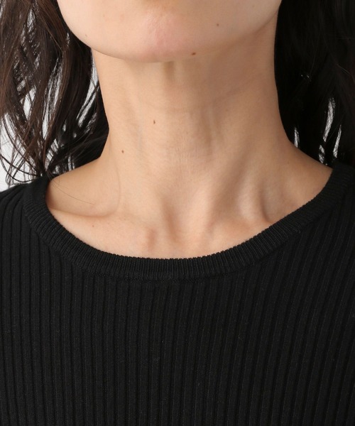 LEPSIM（レプシィム）の「12ゲージリブグルーニットプルオーバー　237851（ニット/セーター・レディース・ブラック/グレイッシュベージュ/パープル・LARGE/MEDIUM）」の11枚目の写真