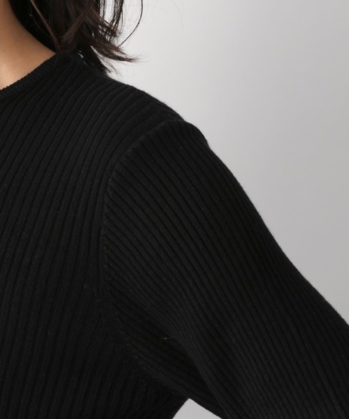 LEPSIM（レプシィム）の「12ゲージリブグルーニットプルオーバー　237851（ニット/セーター・レディース・ブラック/グレイッシュベージュ/パープル・LARGE/MEDIUM）」の12枚目の写真