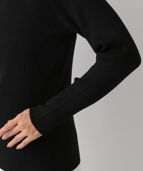 LEPSIM（レプシィム）の「12ゲージリブグルーニットプルオーバー　237851（ニット/セーター・レディース・ブラック/グレイッシュベージュ/パープル・LARGE/MEDIUM）」の13枚目の写真