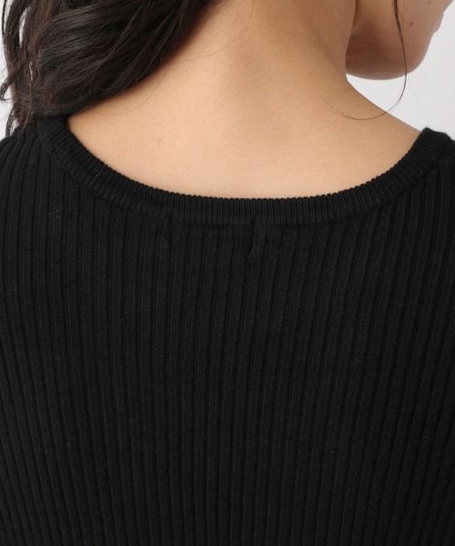 LEPSIM（レプシィム）の「12ゲージリブグルーニットプルオーバー　237851（ニット/セーター・レディース・ブラック/グレイッシュベージュ/パープル・LARGE/MEDIUM）」の15枚目の写真