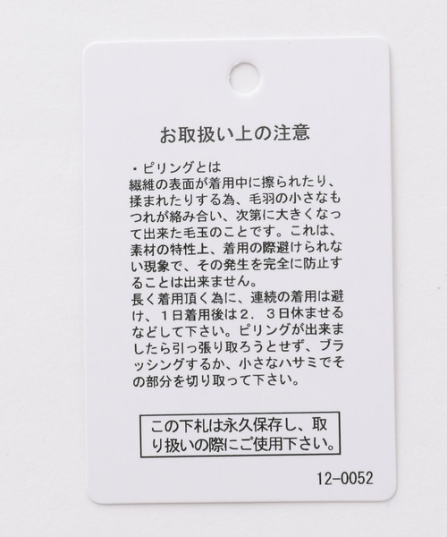LEPSIM（レプシィム）の「12ゲージリブグルーニットプルオーバー　237851（ニット/セーター・レディース・ブラック/グレイッシュベージュ/パープル・LARGE/MEDIUM）」の20枚目の写真