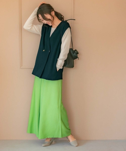 LEPSIM（レプシィム）の「12ゲージリブグルーニットプルオーバー　237851（ニット/セーター・レディース・ブラック/グレイッシュベージュ/パープル・LARGE/MEDIUM）」の22枚目の写真