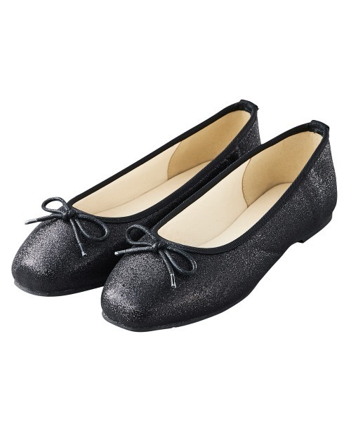 GeeRA（ジーラ）の「【美ラク】足にフィット！パンプス（バレエシューズ）（バレエシューズ・レディース・ブラックミックス/ブラック系その他/ベージュ/シルバー/ブラック・LARGE/SMALL/X-LARGE/MEDIUM/XX-LARGE）」の14枚目の写真