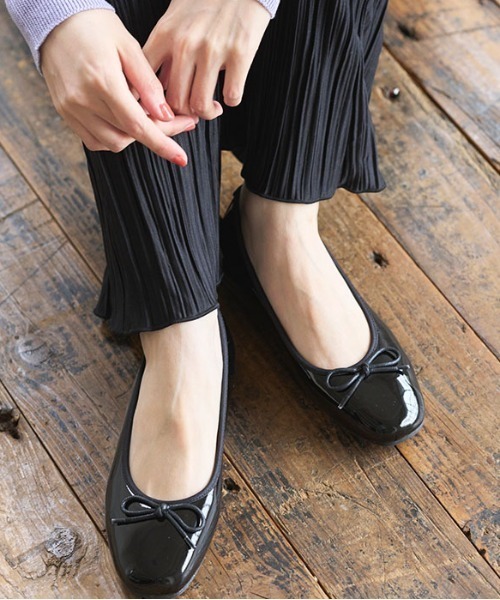 GeeRA（ジーラ）の「【美ラク】足にフィット！パンプス（バレエシューズ）（バレエシューズ・レディース・ブラックミックス/ブラック系その他/ベージュ/シルバー/ブラック・LARGE/SMALL/X-LARGE/MEDIUM/XX-LARGE）」の20枚目の写真