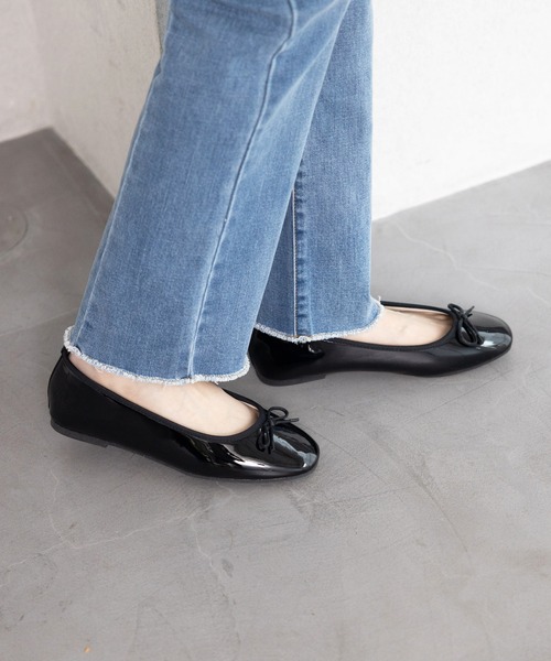 GeeRA（ジーラ）の「【美ラク】足にフィット！パンプス（バレエシューズ）（バレエシューズ・レディース・ブラックミックス/ブラック系その他/ベージュ/シルバー/ブラック・LARGE/SMALL/X-LARGE/MEDIUM/XX-LARGE）」の18枚目の写真