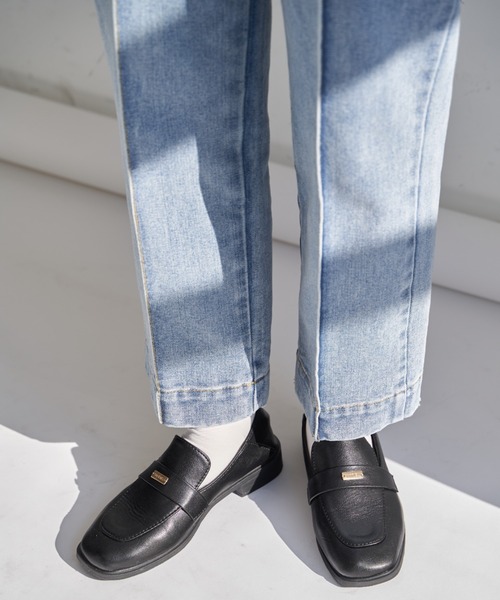 VANNIE U（ヴァニーユー）の「プレートローファー（ローファー・レディース・ブラック/アイボリー・S/M/L）」の17枚目の写真