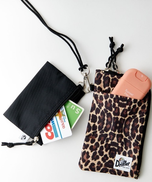 Drifter（ドリフター）の「[Drifter/ドリフター] コンパクトマルチポーチ（ショルダーバッグ・レディース・ブラック/ブルー/タン/ホワイト系その他/レオパード/ゼブラ・ONE SIZE）」の5枚目の写真