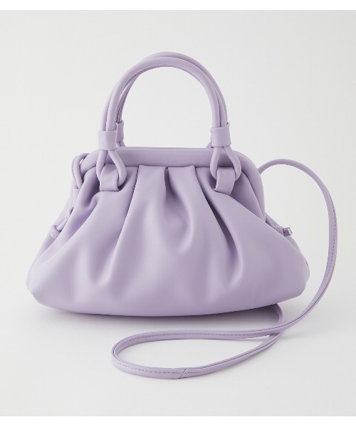 RODEO CROWNS WIDE BOWL（ロデオクラウンズワイドボウル）の「CLASP ポシェット（ショルダーバッグ・レディース・ライトグリーン/ライトパープル/ブラック・FREE）」の3枚目の写真