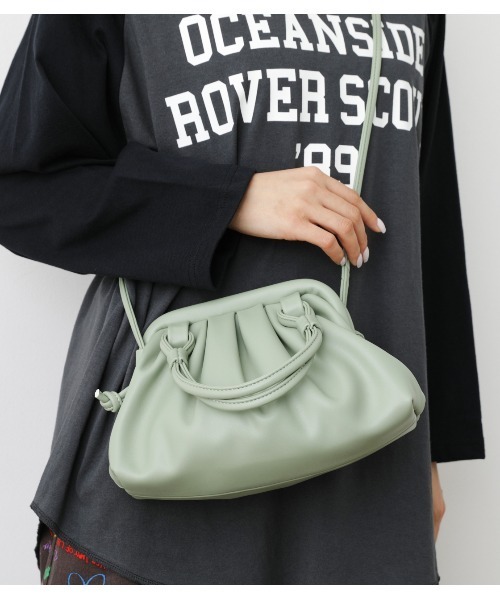 RODEO CROWNS WIDE BOWL（ロデオクラウンズワイドボウル）の「CLASP ポシェット（ショルダーバッグ・レディース・ライトグリーン/ライトパープル/ブラック・FREE）」の13枚目の写真