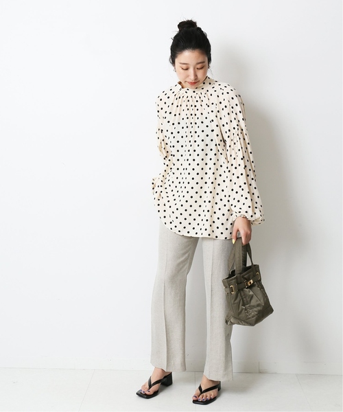 journal standard L'essage（ジャーナルスタンダードレサージュ）の「IPEKER ボウタイブラウス◆（シャツ/ブラウス・レディース・ブラック/ナチュラル/ピンク・FREE）」の13枚目の写真