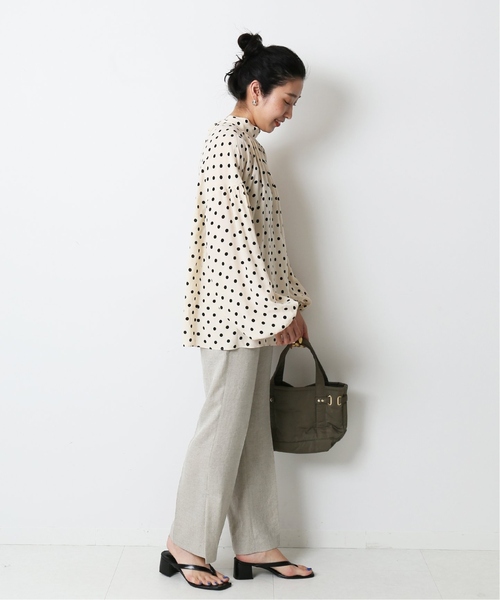 journal standard L'essage（ジャーナルスタンダードレサージュ）の「IPEKER ボウタイブラウス◆（シャツ/ブラウス・レディース・ブラック/ナチュラル/ピンク・FREE）」の14枚目の写真