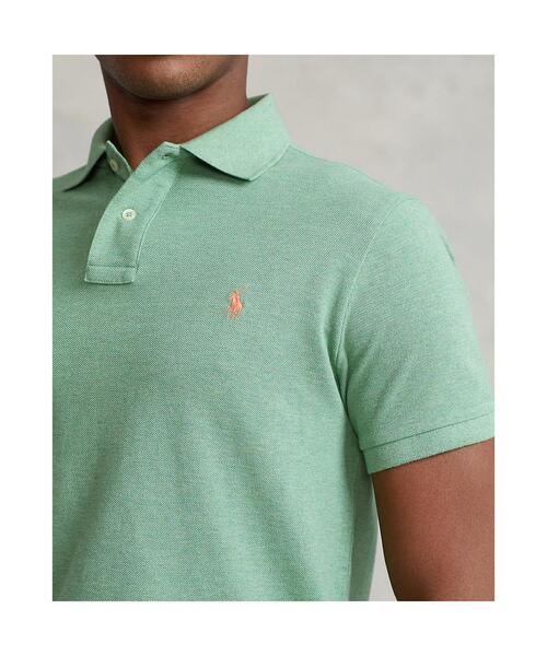 POLO RALPH LAUREN（ポロ ラルフ ローレン）の「カスタム スリム フィット メッシュ ポロ シャツ（ポロシャツ・メンズ・グリーン・XL/XXL/S/L/XS/M）」の2枚目の写真