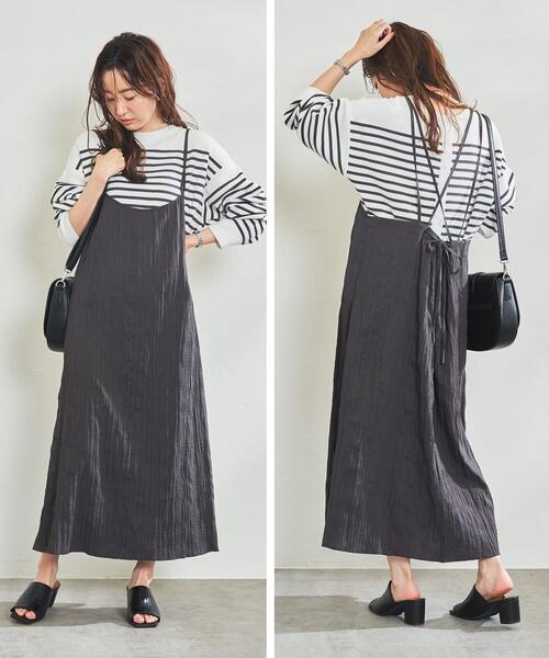 coen（コーエン）の「2WAYパネルボーダープルオーバー＆カーディガン（ニット/セーター・レディース・オフホワイト/ライトグレー/ネイビー・LARGE/MEDIUM）」の20枚目の写真