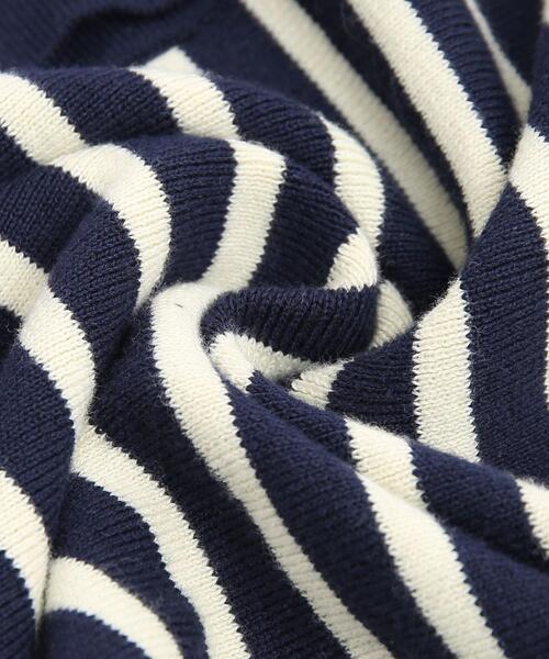 coen（コーエン）の「2WAYパネルボーダープルオーバー＆カーディガン（ニット/セーター・レディース・オフホワイト/ライトグレー/ネイビー・LARGE/MEDIUM）」の13枚目の写真