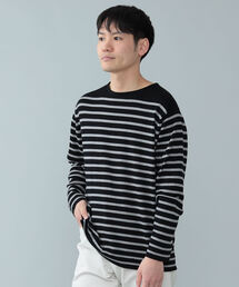 JOHN SMEDLEY CHELTON 24ゲージ ボーダーニット JOHN SMEDLEY（ジョンスメドレー）の「JOHN SMEDLEY × BEAMS F