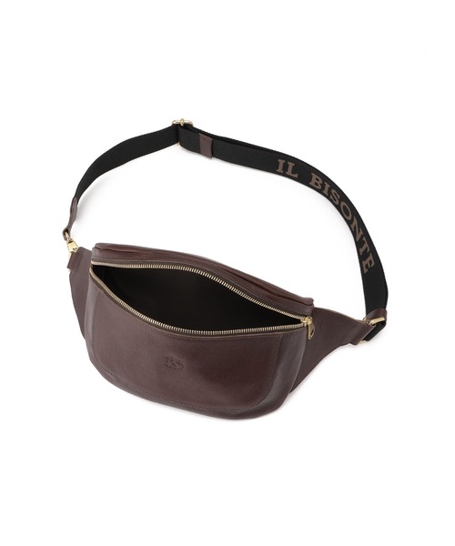 IL BISONTE(イルビゾンテ)の「IL BISONTE / ORIGINAL LEATHER / バムバッグ(ボディバッグ/ウエストポーチ・レディース・ブラック/ダークブラウン/ナチュラル/グレー/ライトブラウン・FREE)」の8枚目の写真
