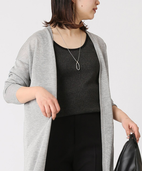 Simplicite(サンプリシテ)の「ダブルリングロングネックレス(ネックレス・レディース・シルバー/ゴールド・FREE)」の5枚目の写真