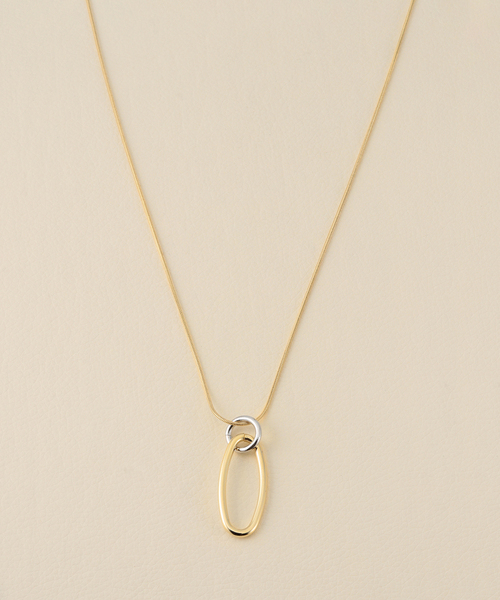 Simplicite(サンプリシテ)の「ダブルリングロングネックレス(ネックレス・レディース・シルバー/ゴールド・FREE)」の10枚目の写真