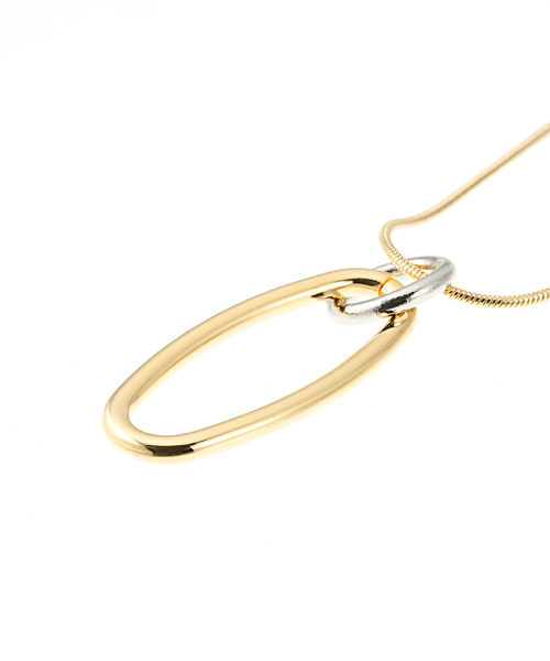 Simplicite(サンプリシテ)の「ダブルリングロングネックレス(ネックレス・レディース・シルバー/ゴールド・FREE)」の11枚目の写真