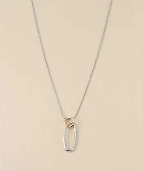 Simplicite(サンプリシテ)の「ダブルリングロングネックレス(ネックレス・レディース・シルバー/ゴールド・FREE)」の12枚目の写真