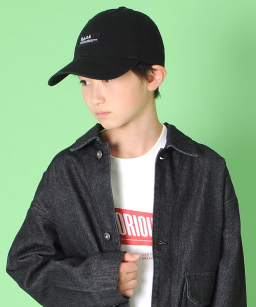 GLAZOS(グラソス)の「ネーム付きツイルキャップ(キャップ・キッズ・ホワイト/ベージュ/ブルー/ブラック・フリー)」の2枚目の写真