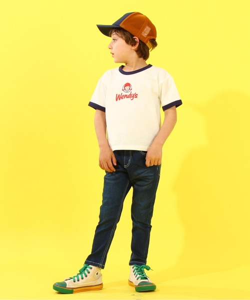 BABYDOLL(ベビードール)の「WENDYS 親子お揃い Tシャツ 6693K(Tシャツ/カットソー・キッズ・レッド/ネイビー・100cm/90cm/130cm/110cm/140cm/120cm/80cm)」の6枚目の写真