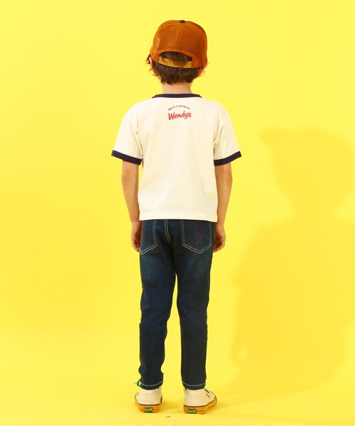 BABYDOLL(ベビードール)の「WENDYS 親子お揃い Tシャツ 6693K(Tシャツ/カットソー・キッズ・レッド/ネイビー・100cm/90cm/130cm/110cm/140cm/120cm/80cm)」の5枚目の写真