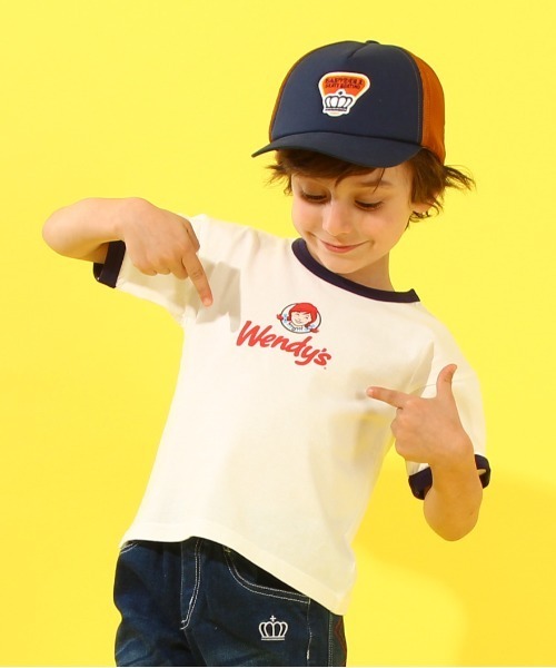 BABYDOLL(ベビードール)の「WENDYS 親子お揃い Tシャツ 6693K(Tシャツ/カットソー・キッズ・レッド/ネイビー・100cm/90cm/130cm/110cm/140cm/120cm/80cm)」の9枚目の写真