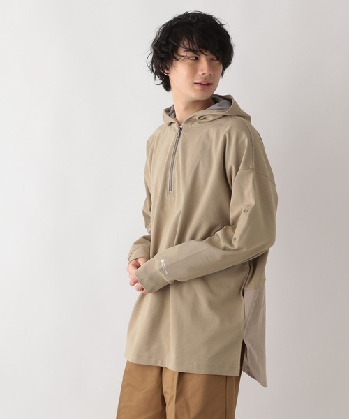 GLOBAL WORK(グローバルワーク)の「LOGOS*GWメキシパーカー/265250(パーカー・メンズ・ベージュ/グリーン・SMALL/MEDIUM/LARGE/X-LARGE)」の5枚目の写真