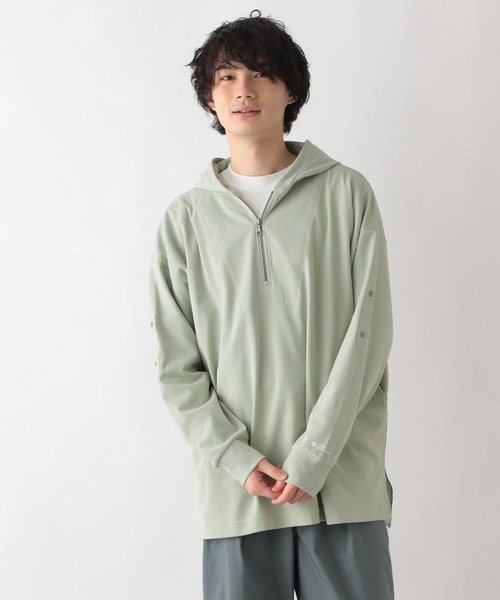 GLOBAL WORK(グローバルワーク)の「LOGOS*GWメキシパーカー/265250(パーカー・メンズ・ベージュ/グリーン・SMALL/MEDIUM/LARGE/X-LARGE)」の8枚目の写真