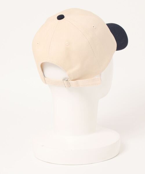 Me%（ミィパーセント）の「2トーンキャップ（キャップ・レディース・ネイビー/ベージュ・FREE）」の3枚目の写真