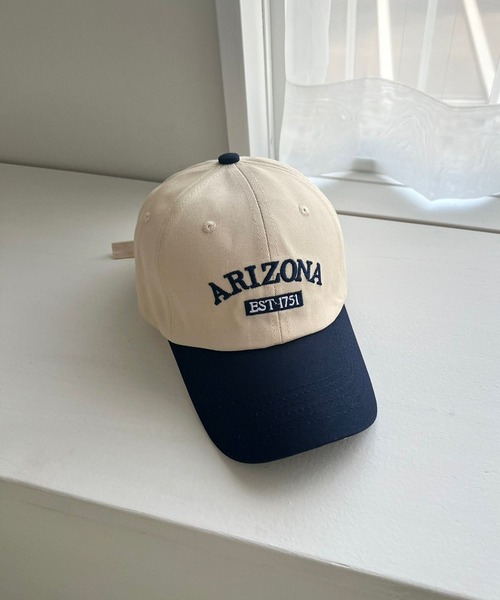 Me%（ミィパーセント）の「2トーンキャップ（キャップ・レディース・ネイビー/ベージュ・FREE）」の10枚目の写真