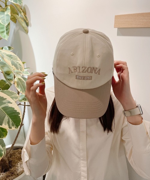 Me%（ミィパーセント）の「2トーンキャップ（キャップ・レディース・ネイビー/ベージュ・FREE）」の14枚目の写真