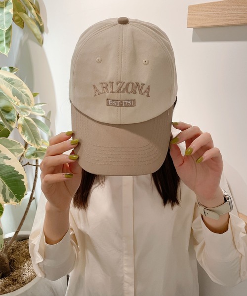 Me%（ミィパーセント）の「2トーンキャップ（キャップ・レディース・ネイビー/ベージュ・FREE）」の15枚目の写真