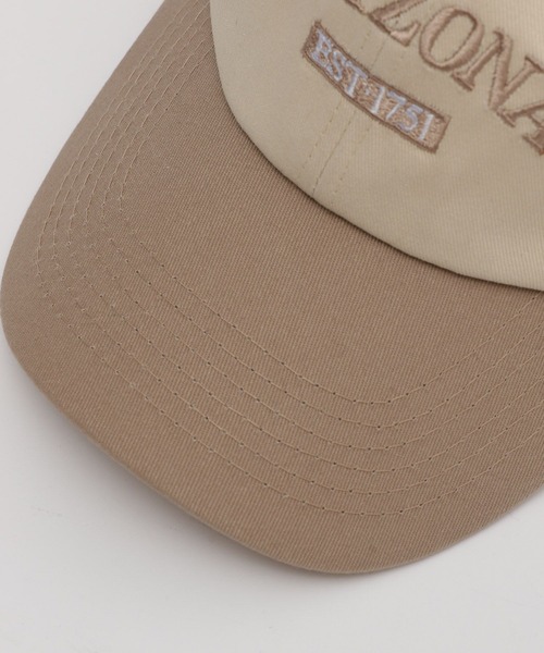 Me%（ミィパーセント）の「2トーンキャップ（キャップ・レディース・ネイビー/ベージュ・FREE）」の4枚目の写真