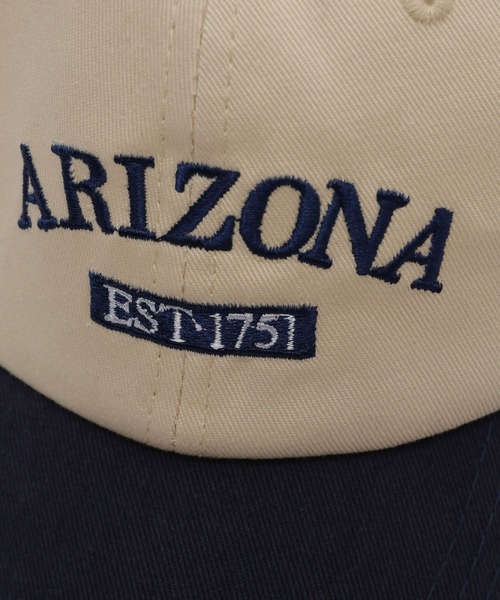 Me%（ミィパーセント）の「2トーンキャップ（キャップ・レディース・ネイビー/ベージュ・FREE）」の6枚目の写真