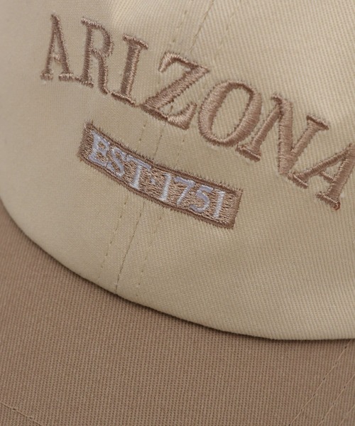 Me%（ミィパーセント）の「2トーンキャップ（キャップ・レディース・ネイビー/ベージュ・FREE）」の7枚目の写真