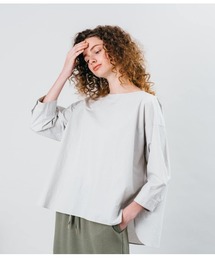 SIPULI | 80/1Typewriter バックボタン7分袖ブラウス(シャツ/ブラウス)