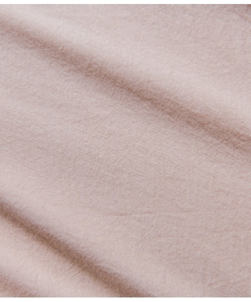 SIPULI（シプリ）の「80/1Typewriter バックボタン7分袖ブラウス（シャツ/ブラウス・レディース・ライトグレー/ピンク・2）」の11枚目の写真