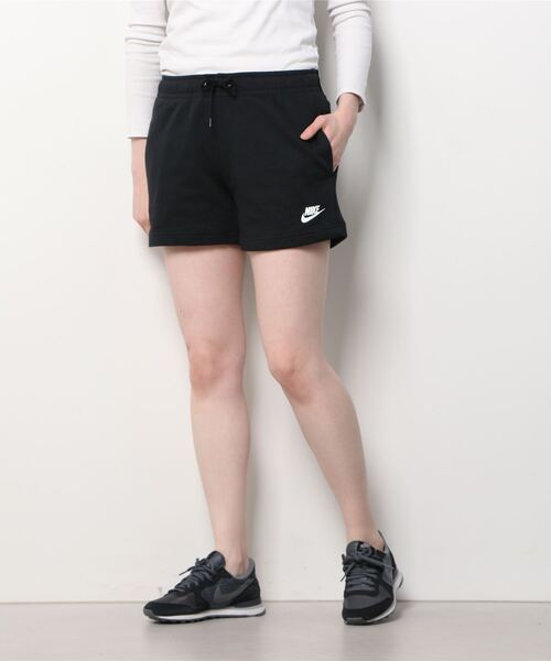 NIKE（ナイキ）の「NIKE/ナイキ WS クラブ フリース ショート FT（その他パンツ・レディース・グレー/ブラック・XL/L/M/S）」の2枚目の写真