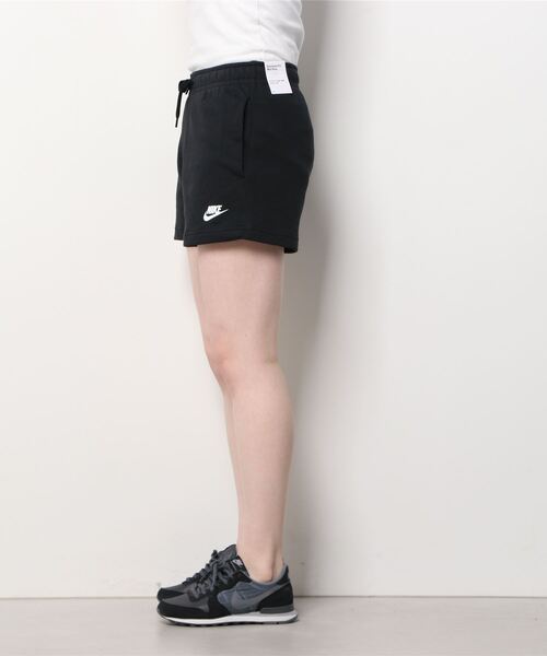 NIKE（ナイキ）の「NIKE/ナイキ WS クラブ フリース ショート FT（その他パンツ・レディース・グレー/ブラック・XL/L/M/S）」の3枚目の写真