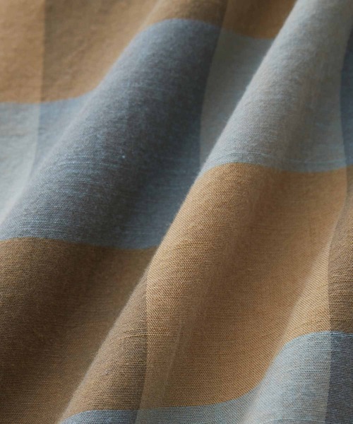 ADAM ET ROPE'（アダムエロペ）の「スリットネックバンドカラーシャツ（シャツ/ブラウス・メンズ・ベージュ系その他/ブラウン系その他2・M/L）」の9枚目の写真