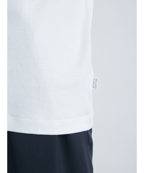 gelato pique(ジェラートピケ)の「【UNISEX】ワンポイントロゴビッグTシャツ(Tシャツ/カットソー・レディース・グレー/オフホワイト・M-L/S-M)」の9枚目の写真