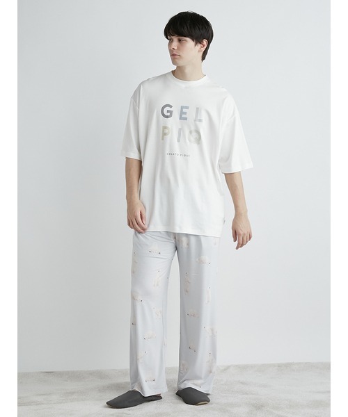 gelato pique(ジェラートピケ)の「【UNISEX】ワンポイントロゴビッグTシャツ(Tシャツ/カットソー・レディース・グレー/オフホワイト・M-L/S-M)」の14枚目の写真