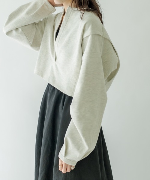 mystic（ミスティック）の「フレアタンクワンピースSET（ワンピース・レディース・ブラック/オフホワイト・1/2）」の6枚目の写真